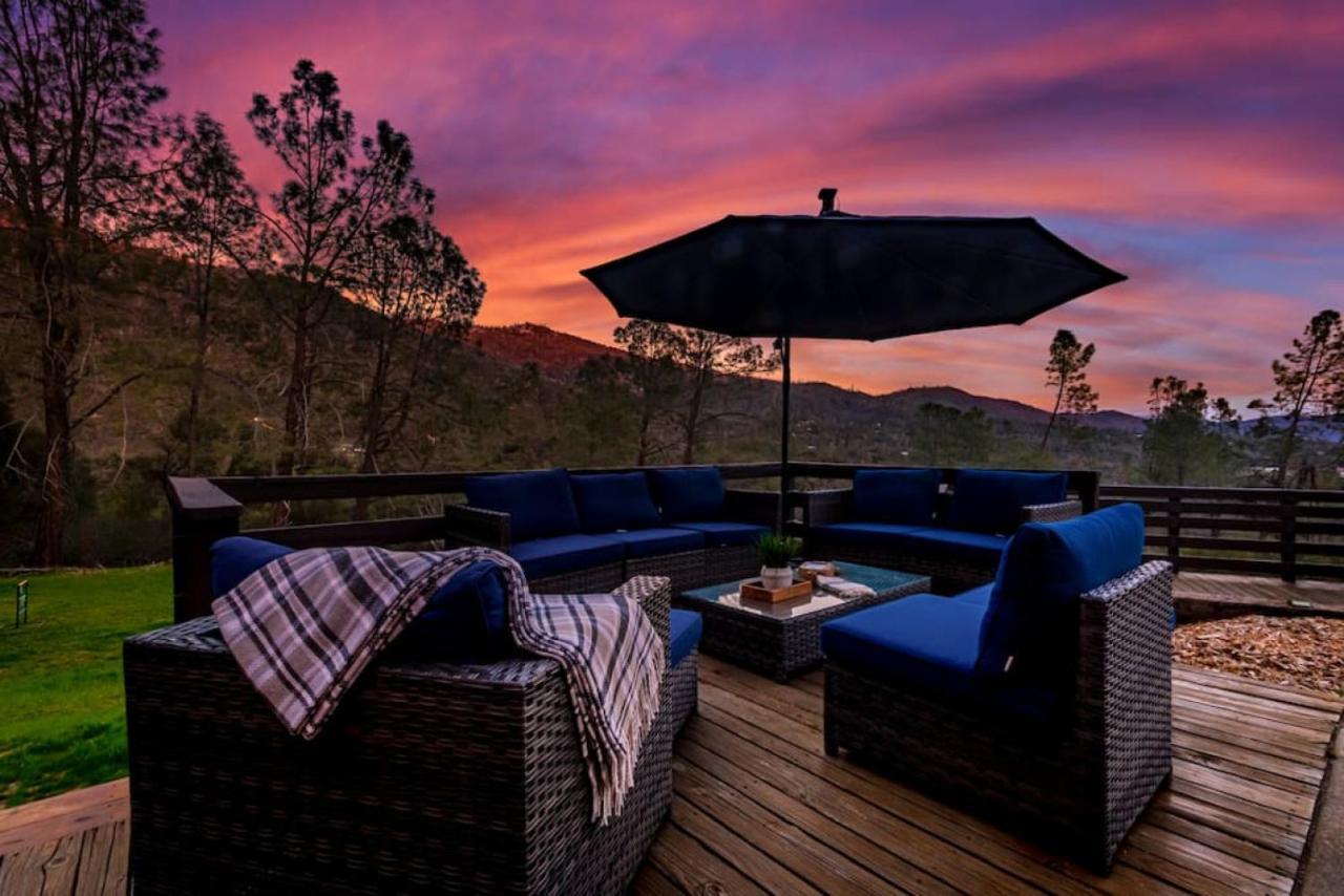 Sierra Vista Lookout Lodge With Creek, Waterfall And Waterholes, Minutes From Bass Lake And Yosemite South Gate North Fork Ngoại thất bức ảnh