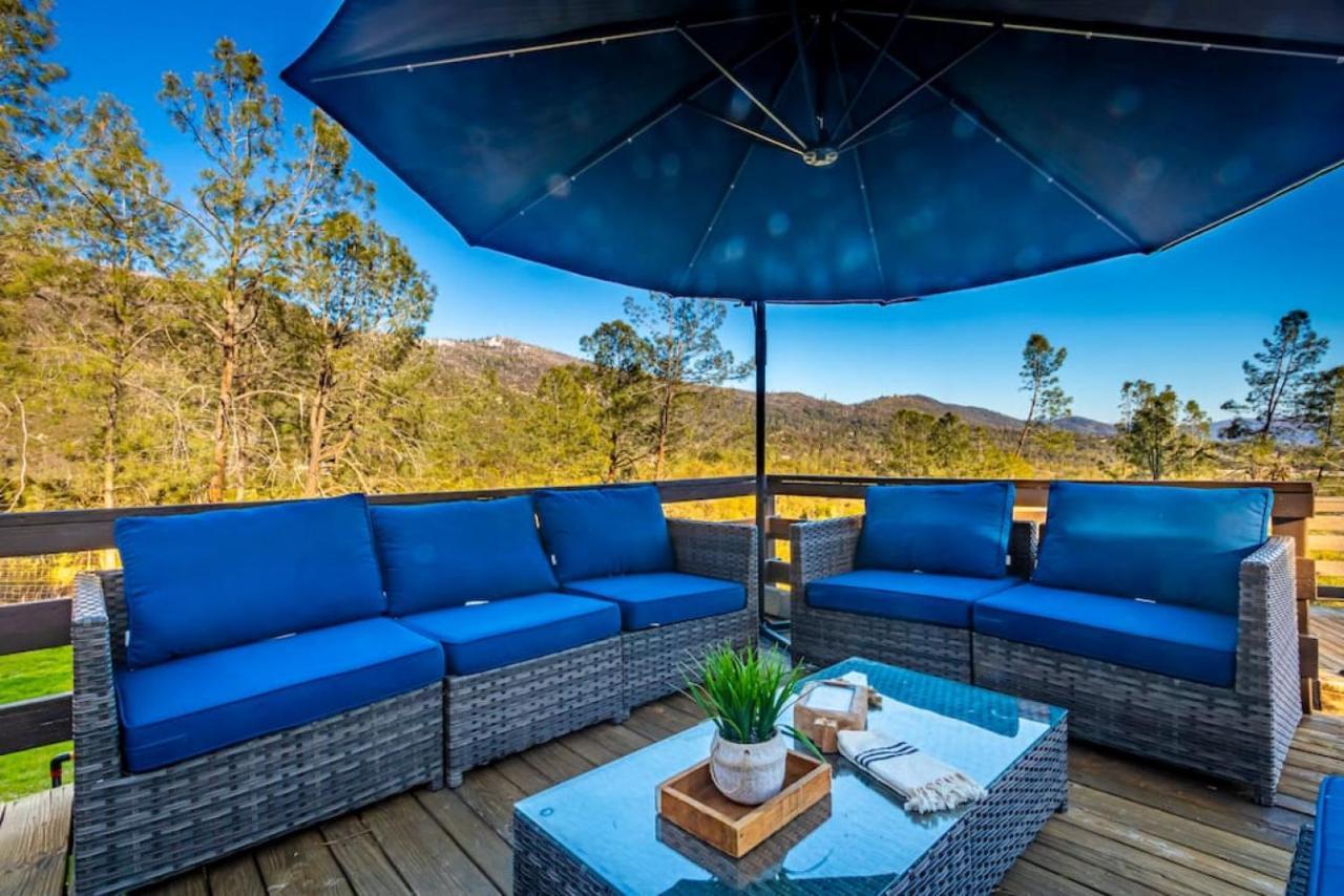 Sierra Vista Lookout Lodge With Creek, Waterfall And Waterholes, Minutes From Bass Lake And Yosemite South Gate North Fork Ngoại thất bức ảnh