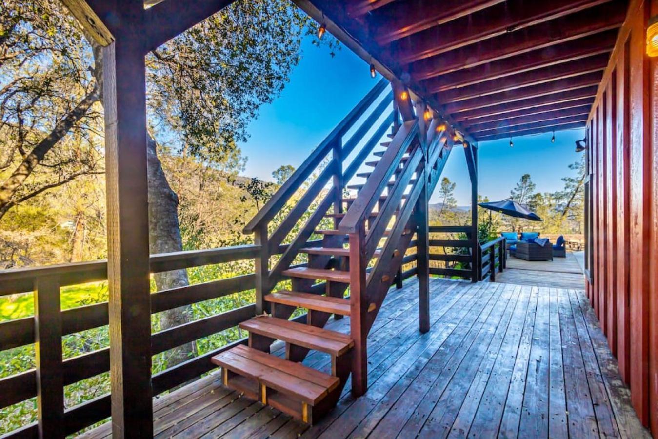 Sierra Vista Lookout Lodge With Creek, Waterfall And Waterholes, Minutes From Bass Lake And Yosemite South Gate North Fork Ngoại thất bức ảnh